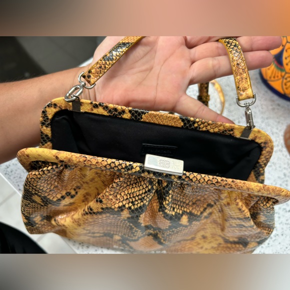 Balenciaga Snake Print Clutch - - Picture 3 of 13